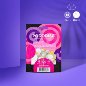 STALEKS PRO vienkartiniai abrazyvai podo diskui M dydis 100gr.