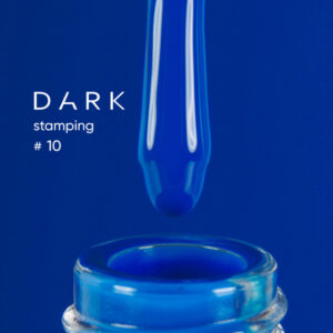 Dark lakas štampavimui Nr. 10 mėlynas STICKY, 10 ml.