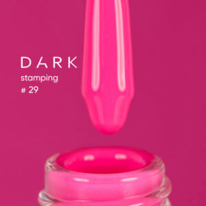 Dark lakas štampavimui Nr. 29 rožinė STICKY, 10 ml.