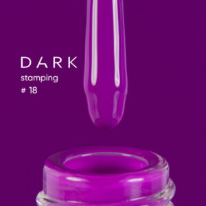 Dark lakas štampavimui Nr. 18 fuchsia STICKY, 10 ml.