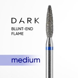 DARK deimantinis antgalis liepsnelė buku galiuku 2,4*10mm (mėlyna)